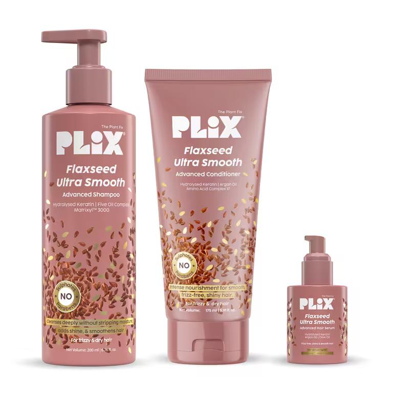 Flaxseed Ultra Smooth Shampoo, Conditioner & Serum